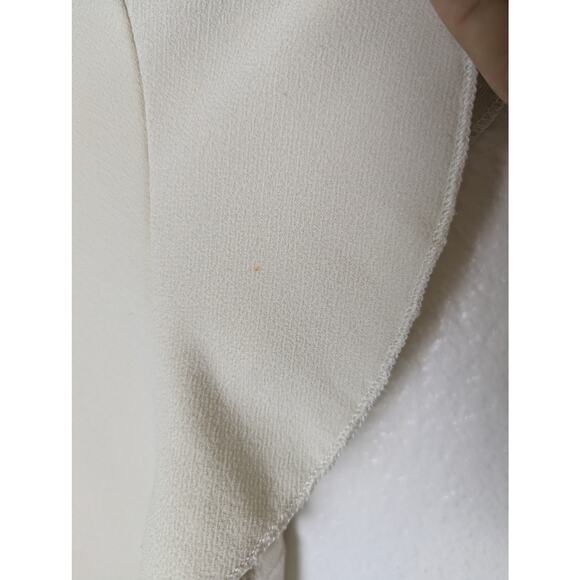 Urban Outfitters Cream Flutter Sleeve Babydoll V Neck Top Women Size S Fairy Y2K - Picture 6 of 10